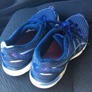 Well loved ASICS sneakers